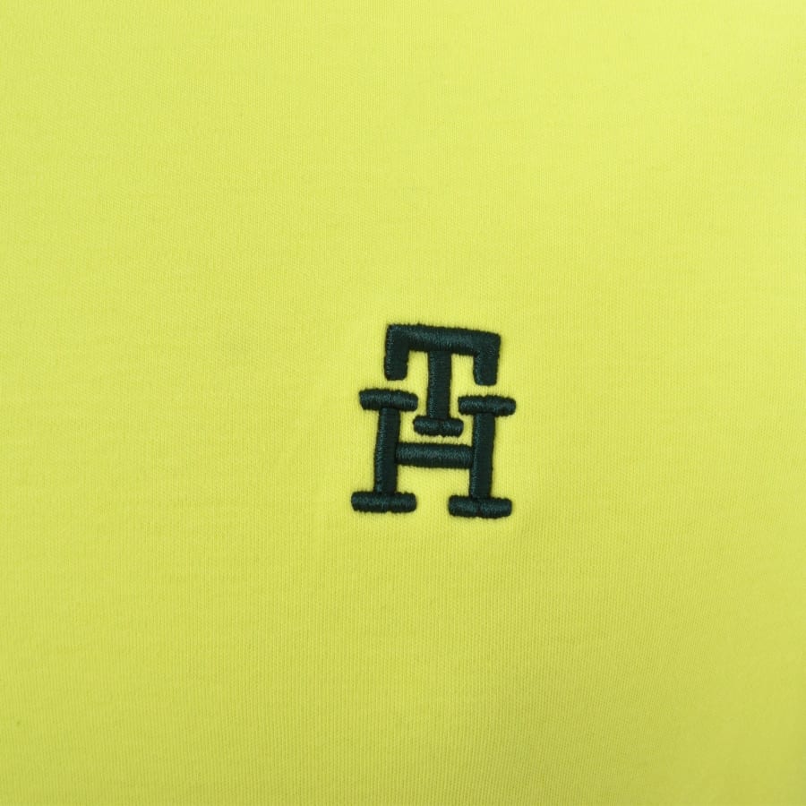 Tommy hilfiger yellow polo t shirt on sale